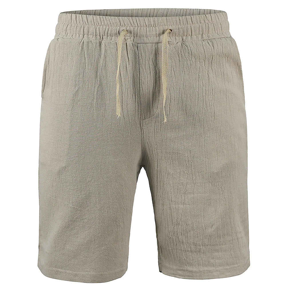 Men’s Linen Shorts – Casual Lightweight Summer Beach Shorts