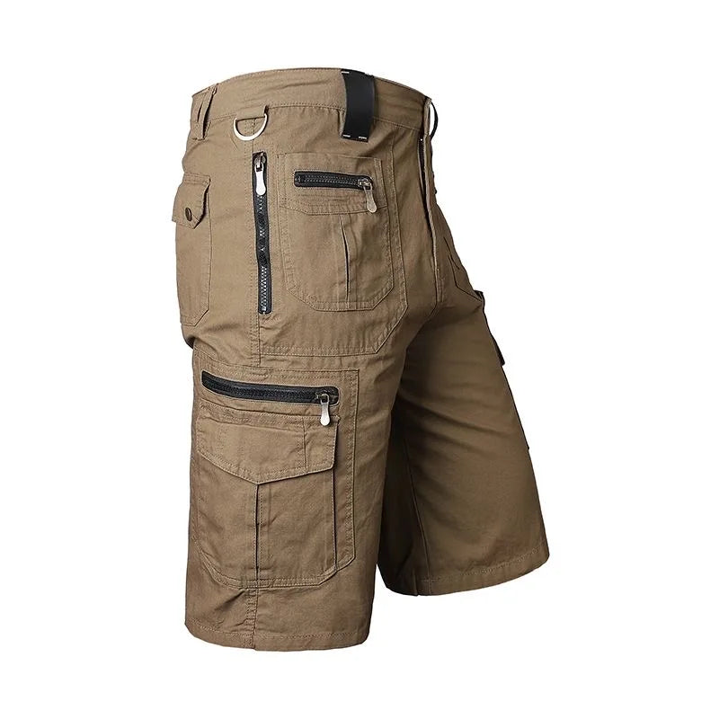 Cargo Work Shorts – Breathable Summer Straight Fit with Multi Pockets