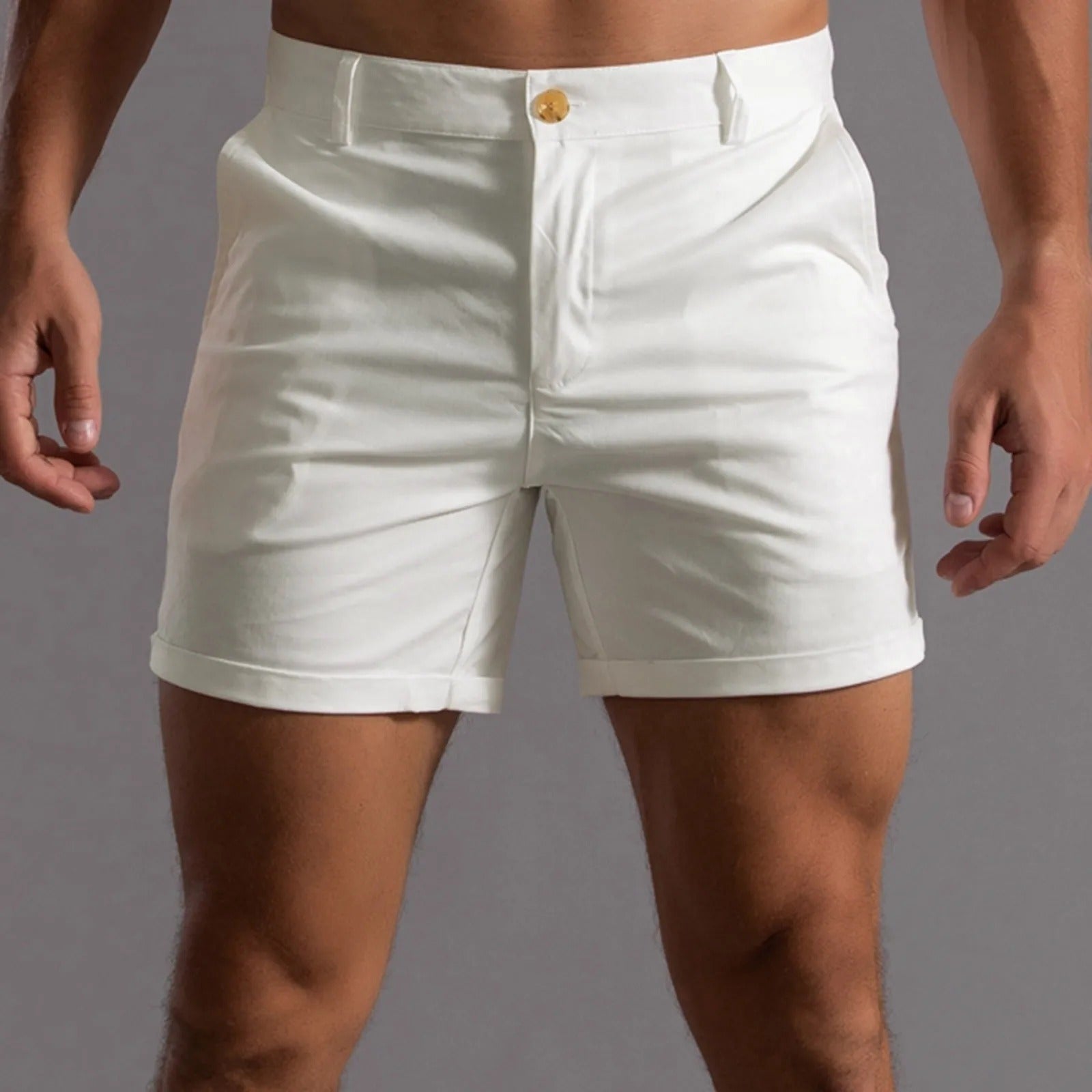 Men’s Chino Shorts – Slim Fit Casual Summer Cotton Shorts
